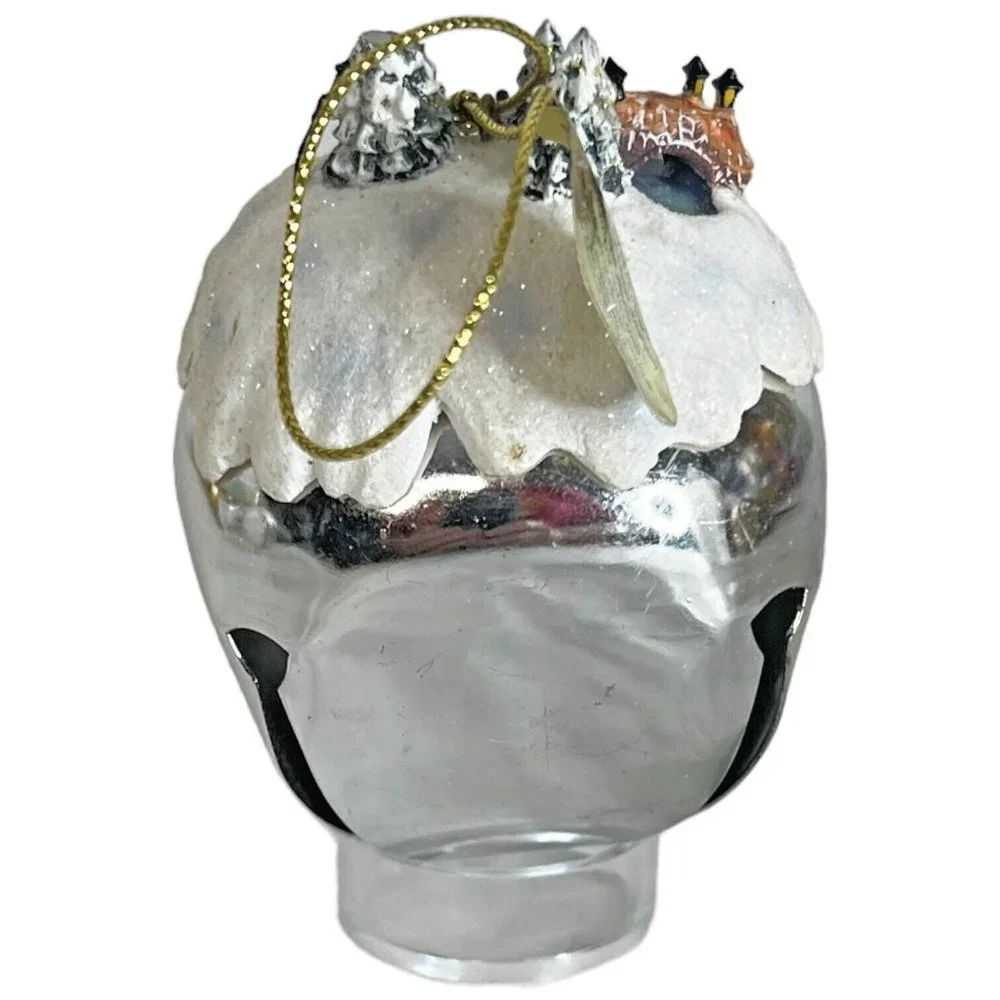 3 The Ashton Drake Galleries Thomas Kinkade Sleigh Bell Ornament Collection 2006